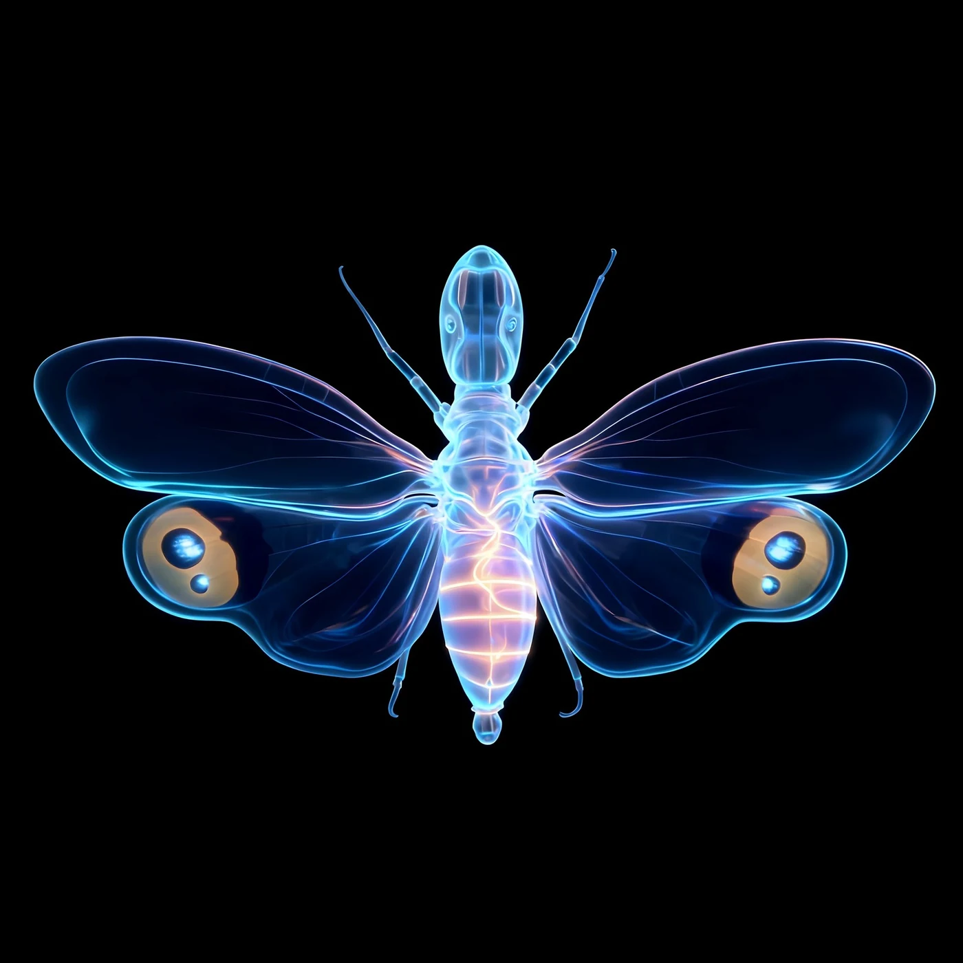 The Peanut-Headed Phantom: the Lantern Fly, Fulgora laternaria, drawn as living glass