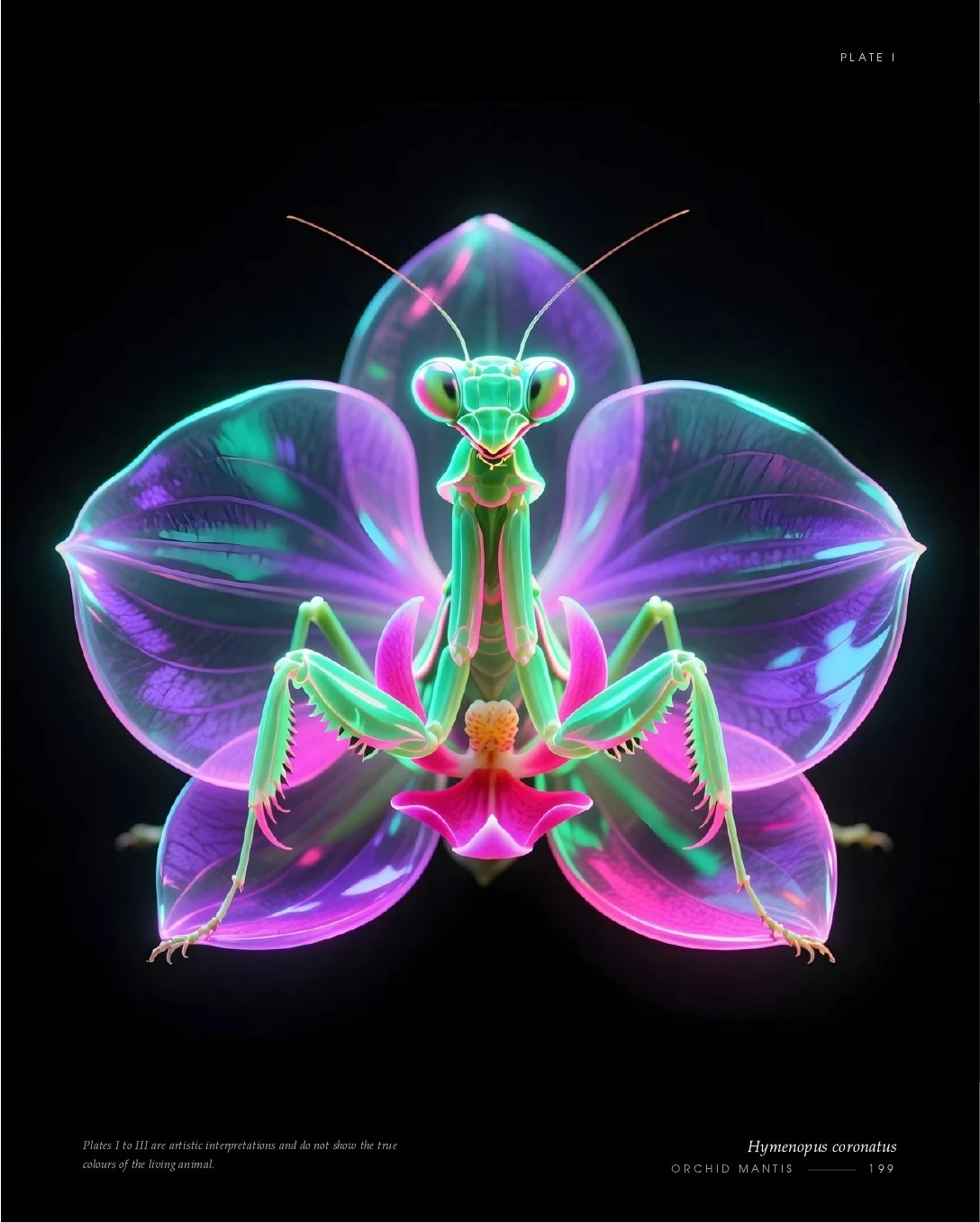 Orchid Mantis, Hymenopus coronatus